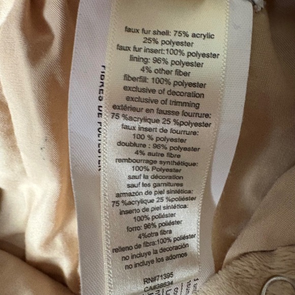 Pottery Barn Kids Baby Dog Costume Golden Labradoodle Puppy One Piece 12-24 Mos - Picture 3 of 7